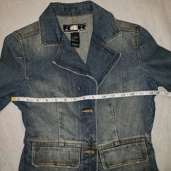 R4R JEANS Denim Jacket Size Small - Picture 3 of 6
